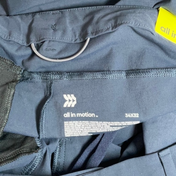 All In Motion Mens Commuter Pants Navy Blue Various Sizes - Picture 10 of 13